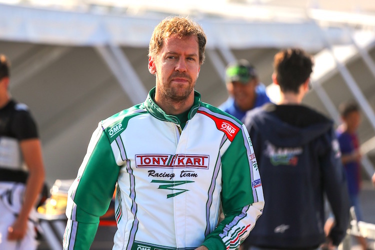 Sebastian Vettel trug schon früher Grün – als Pilot von Tony Kart