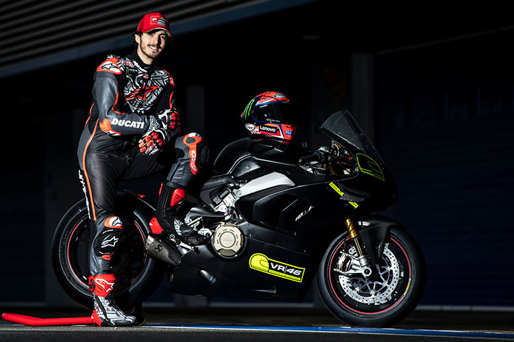 Pecco Bagnaia in Jerez mit seinem Ducati-Panigale V4S-Superbike