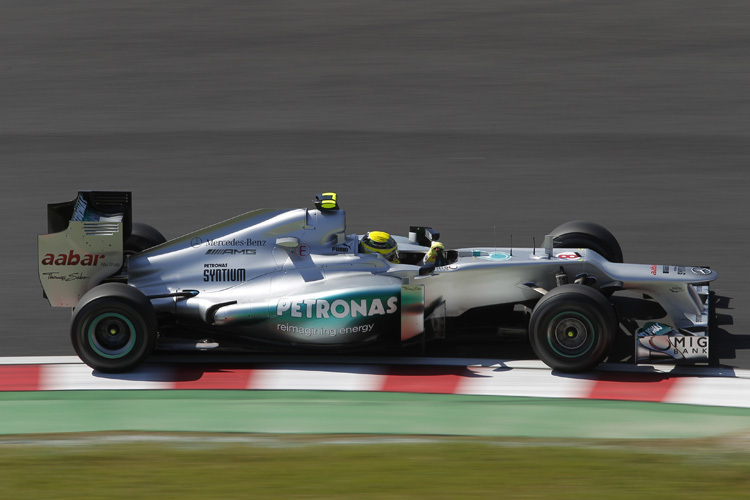 Nico Rosberg kämpfte mit den Temperaturen