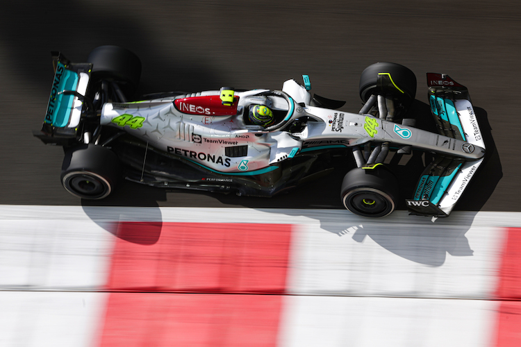 ?Lewis Hamilton drehte im ersten Training auf dem Yas Marina Circuit die schnellste Runde
