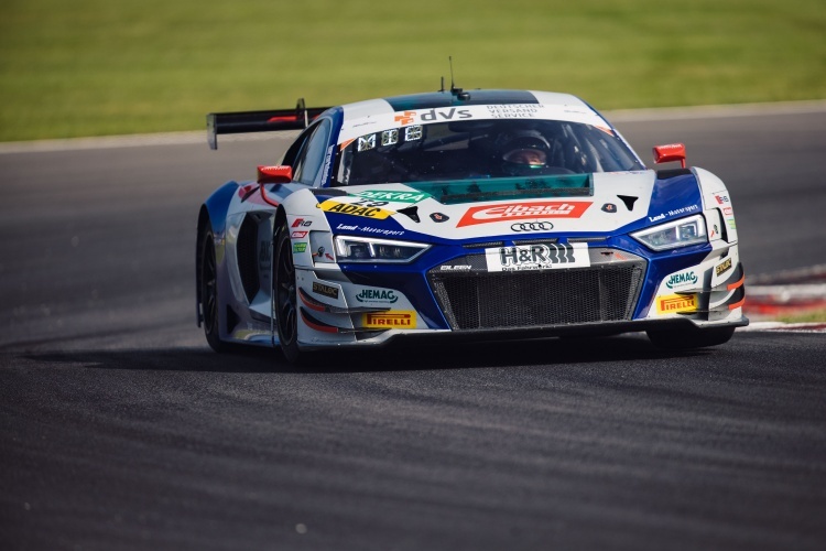 Der Audi R8 LMS von Ricardo Feller auf dem Lausitzring