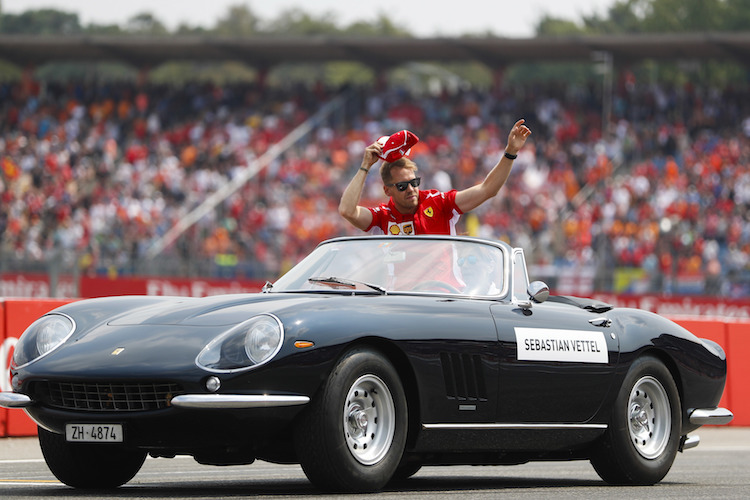 Sebastian Vettel startet zum 55. Mal in seiner Formel-1-Karriere von der Pole-Position