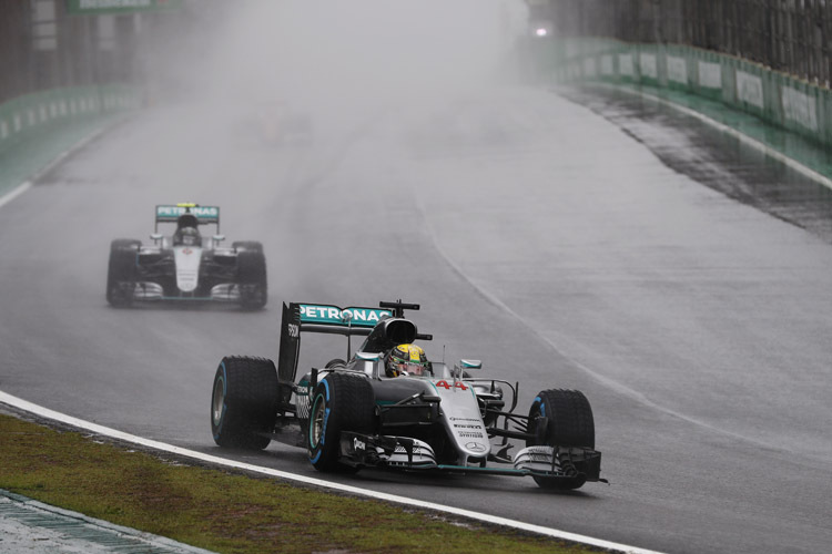 Lewis Hamilton holte in Brasilien den Sieg
