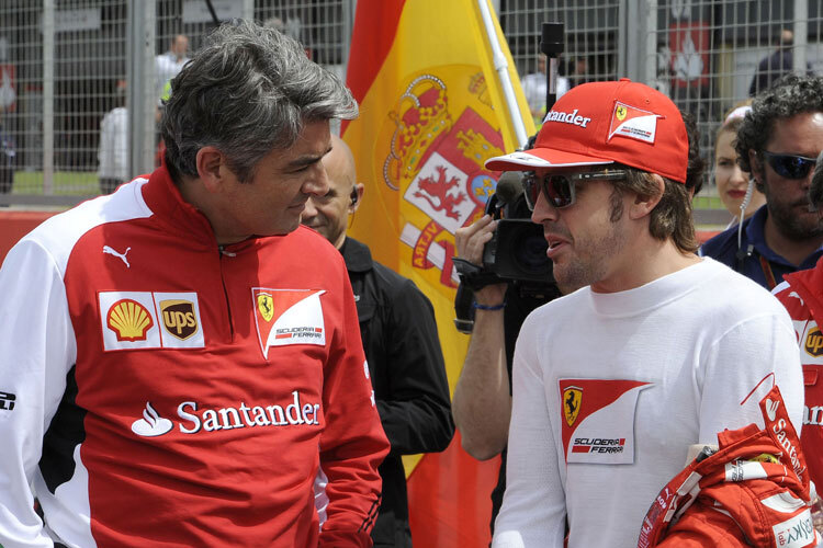 Marco Mattiacci mit Fernando Alonso