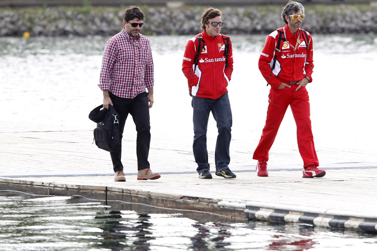 Fernando Alonso, der Mann, der übers Wasser gehen kann (naja, fast ...)