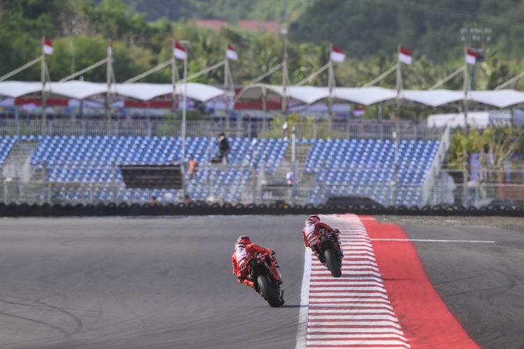 Der neue Champion Marc Marquez und Japan-Sieger Bagnaia konnten nicht mithalten