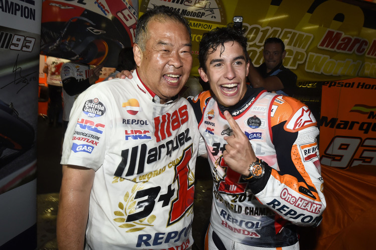 Titelgewinn 2014: Nakamoto und Márquez