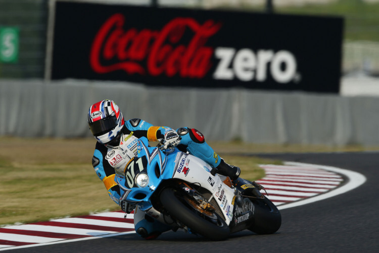 Motorradsport-Legende Kevin Schwantz in Suzuka