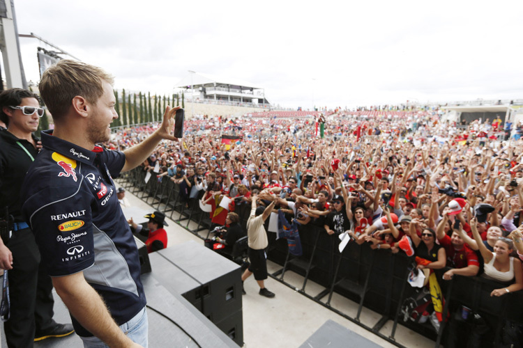 Sebastian Vettel: «Die Stimmung hier in den USA ist grossartig»