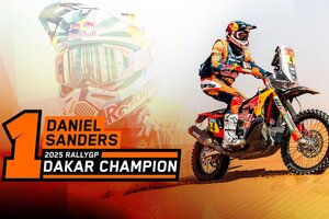 Daniel Sanders setzte die Erfolgsserie von KTM bei der Rallye Dakar fort)