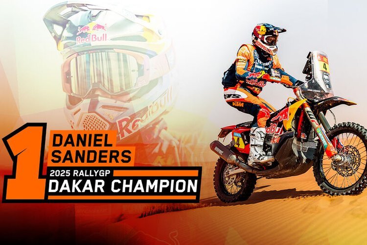 Daniel Sanders setzte die Erfolgsserie von KTM bei der Rallye Dakar fort