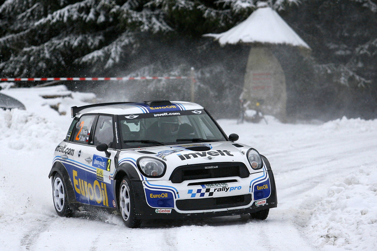 Pech: Auch 2013 mit seinem Mini auf dem «Jänner»-Schnee