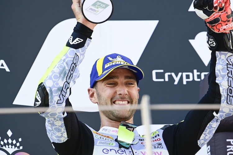 Gresini-MotoE-Pilot Matteo Ferrari tritt in Misano in der Moto2-WM als Wildcard an