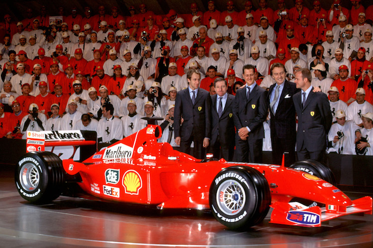 Ferrari stellt 2001 sein neues Auto vor