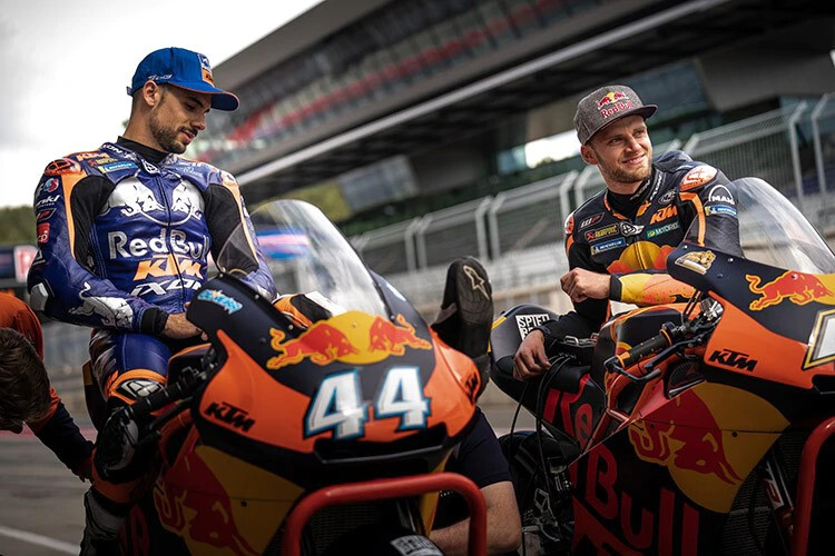 Miguel Oliveira und Brad Binder: In Spielberg saßen sie kürzlich wieder auf Moto2-Bikes