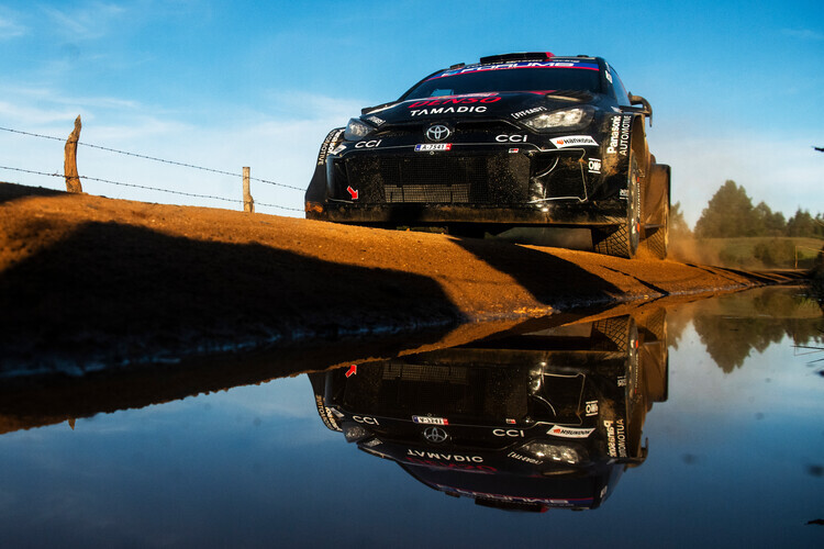 Schnuppert bereits an einem weiteren WM-Lauf-Sieg: Sebastien Ogier im Toyota