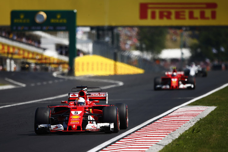 Sebastian Vettel holte sich in Ungarn seinen vierten Saisonsieg