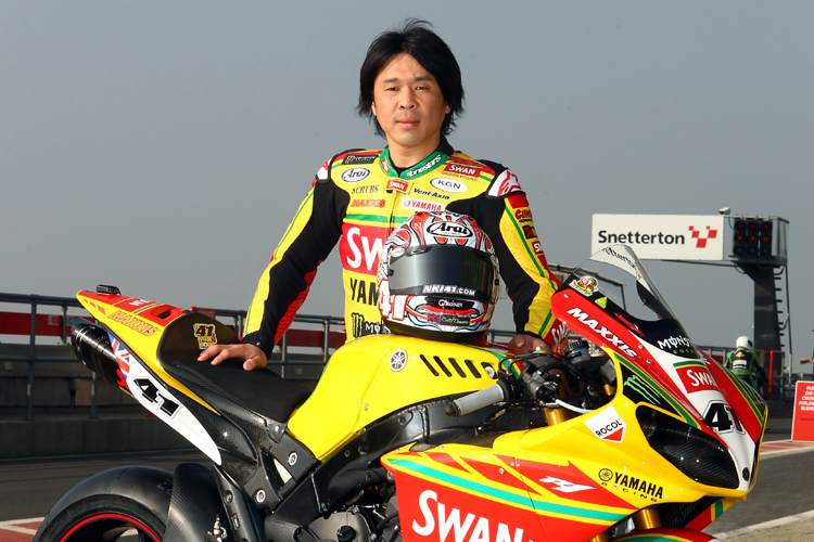 Noriyuki Haga fuhr 2012 im BSB-Team Swan Yamaha