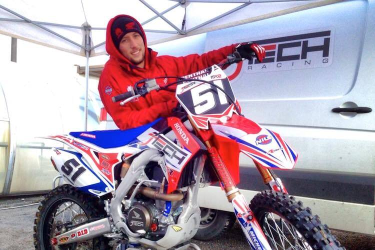 Jens Getteman fährt 2015 wieder Honda - allerdings in der Motocross-WM MX2