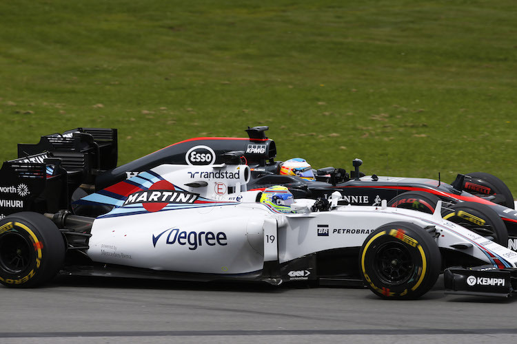 Massa zieht an Alonso vorbei
