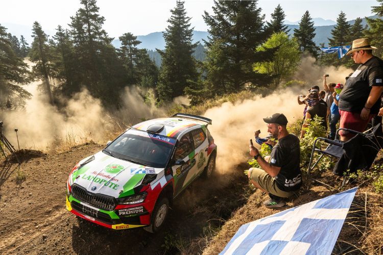 Sechs aus sechs: Bei allen Teinahmen zum Sieg (hier Akropolis-Rallye)