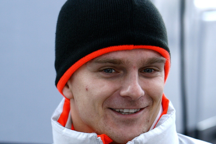 Heikki Kovalainen: Kühle Temperaturen in Jerez.