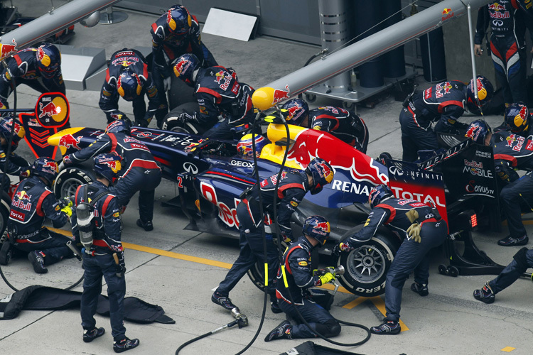 Mark Webber im China-GP 2012