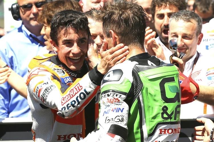 Marc Marquez und Alvaro Bautista waren in der MotoGP Markenkollegen