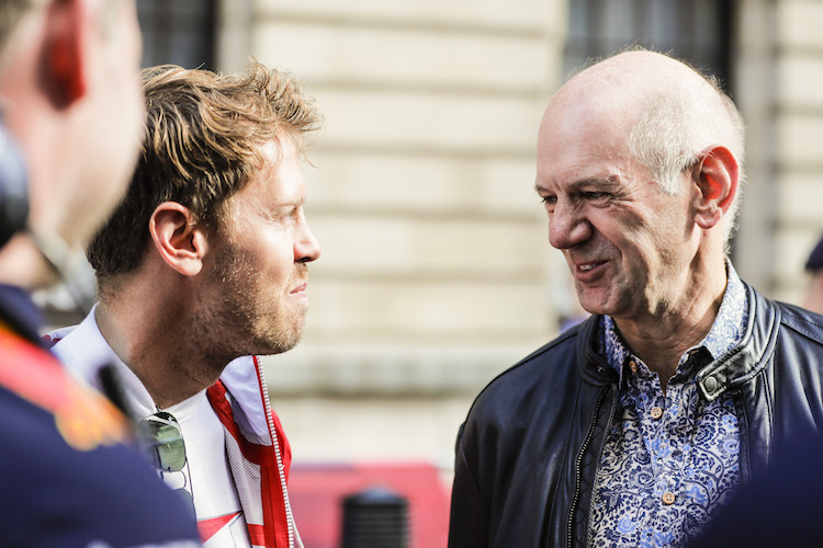 Adrian Newey ist wie Sebastian Vettel überzeugt: Wenn der Halo Leben rettet, muss er in der Formel 1 zum Einsatz kommen