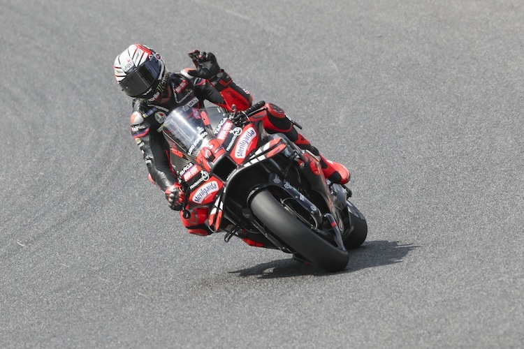 Marco Bezzecchi fuhr auf der Aprilia auf Platz 5