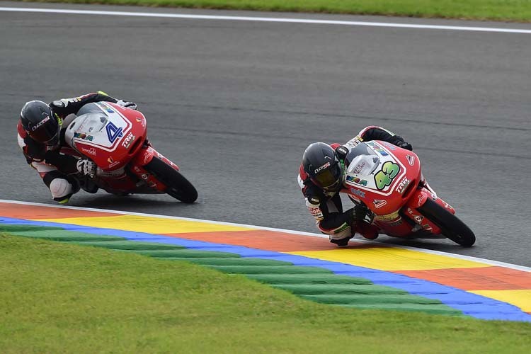 Luca Grünwald und Gabriel Ramos, Moto3