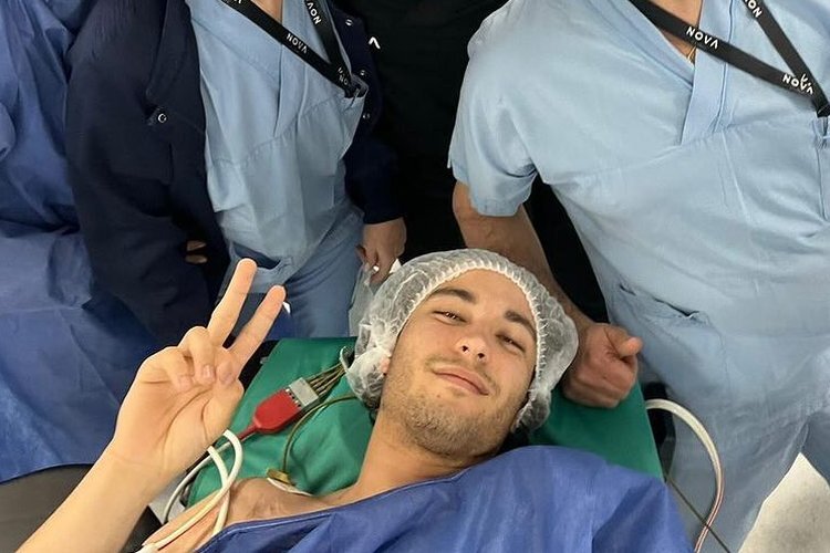 Can Öncü begab sich wieder ins Krankenhaus
