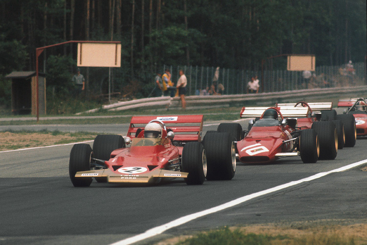 Jochen Rindt 1970 vor Jacky Ickx: Mit anderem Punktesystem wäre der Belgier Champion geworden