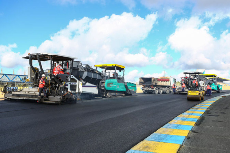 Der Circuit Bugatti in Le Mans wurde neu asphaltiert