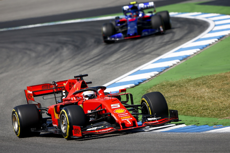 Sebastian Vettel 2019 auf dem Hockenheimring