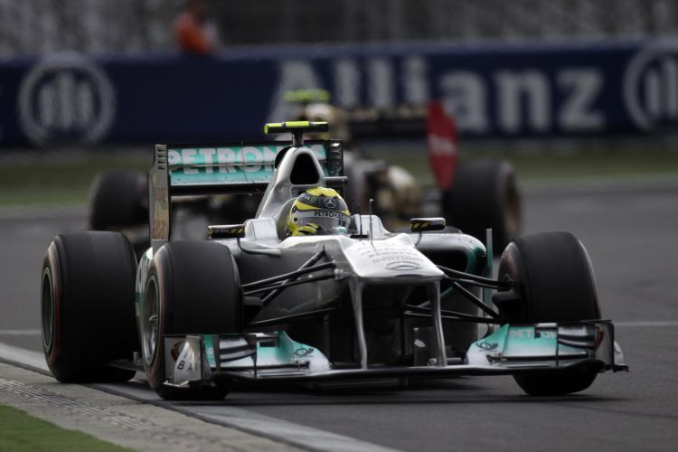 Mehr Frischluft für die Nase von Rosbergs Benz