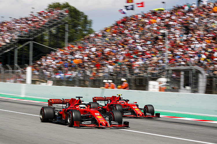 Vettel gegen Leclerc in Spanien