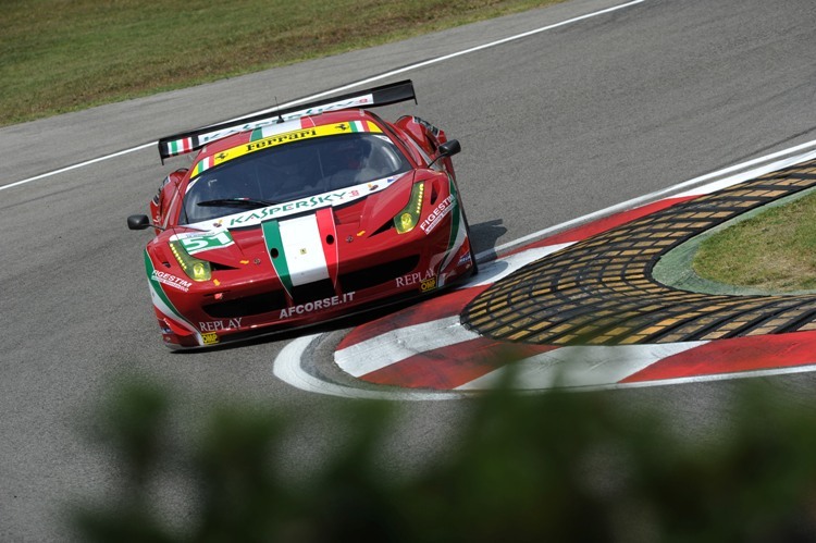 Bester GT am Freitag: Fisichella im AF-Corse Ferrari 458 Italia