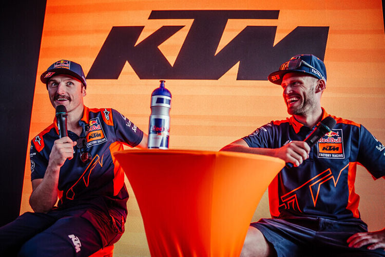 Le duo Red Bull-KTM Jack Miller et Brad Binder