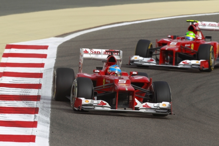 Im Duell mit Alonso ist Massa meist hintendran