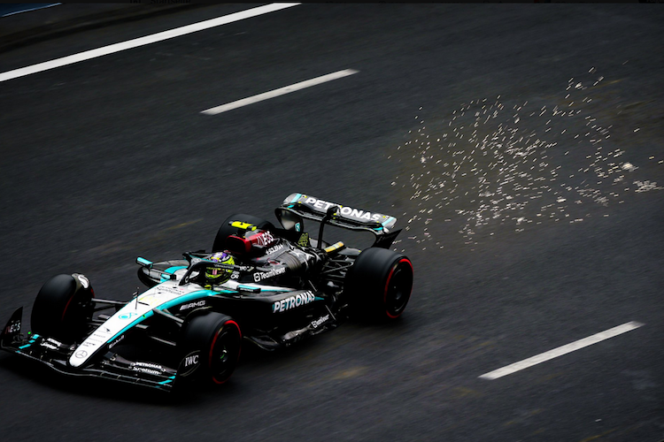 Lewis Hamilton in Baku