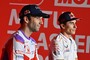 Pramac-Ducati-Pilot Johann Zarco (li.) mit Marc Márquez