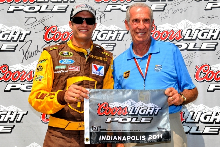 David Ragan und NASCAR-Legende Ned Jarrett