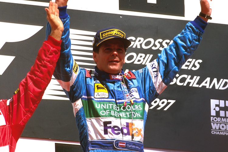 Gerhard Berger feierte seinen letzten GP-Sieg 1997 in Hockenheim