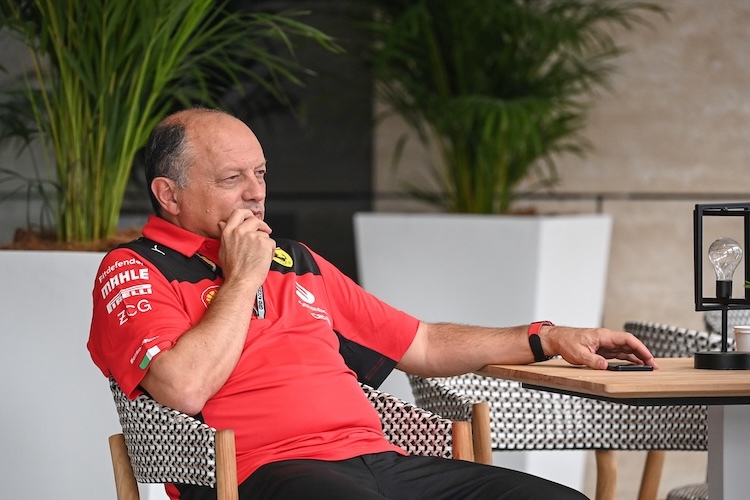 Ferrari-Teamchef Fred Vasseur fordert: «Wir müssen zu dem Niveau zurückkehren, das wir in Singapur und Japan gezeigt haben»