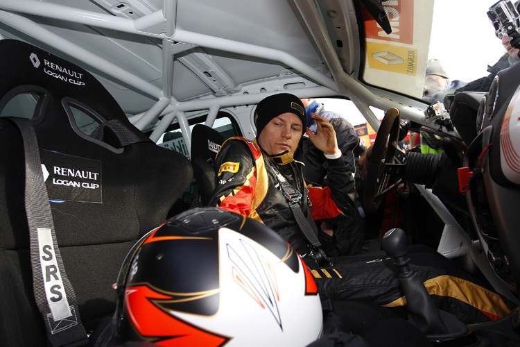 Kimi Räikkönen beim «Race of the Stars» in Moskau