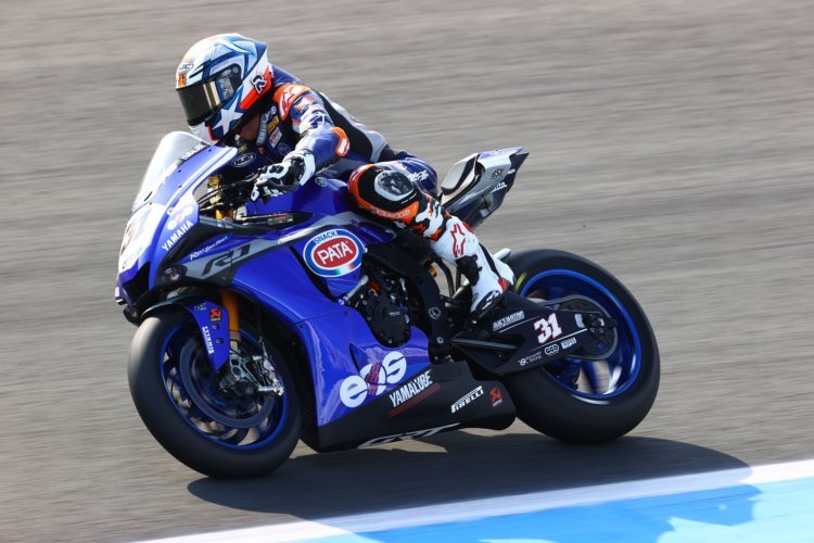 Garrett Gerloff realizou inúmeras manobras de ultrapassagem na primeira corrida de superbike