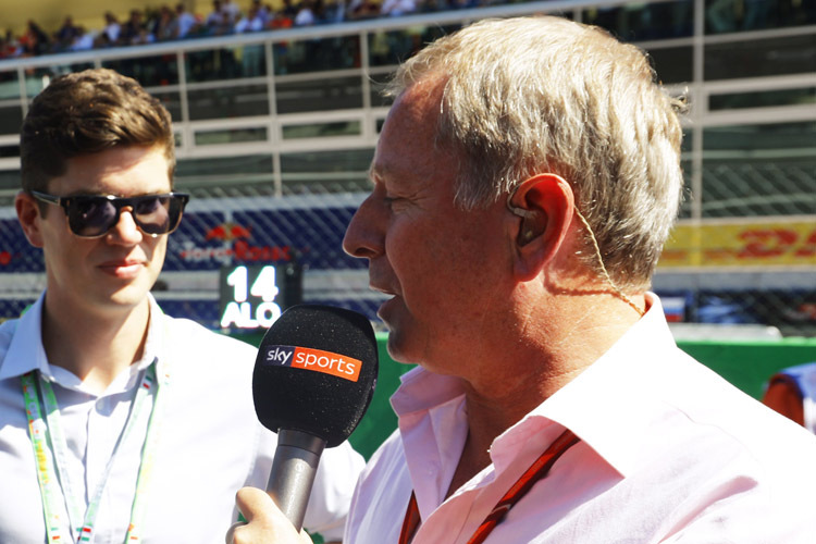 Martin Brundle ist als F1-Experte immer noch ein regelmässiger Gast im F1-Fahrerlager