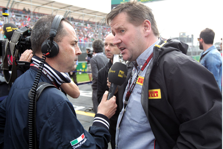 Viel Gesprächsstoff: Pirelli-Motorsport-Direktor Paul Hembery gibt Auskunft