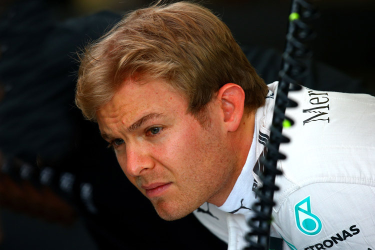 Nico Rosberg war auch am Nachmittag der schnellste Mann auf dem Silverstone Circuit